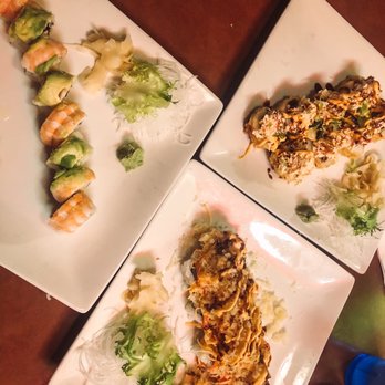 Ru San's - Back Shrimp roll, Cowboy Maki roll & Westwood roll... DELICIOUS and super fresh! - Sushi Bars Near Me - Charlotte, North Carolina Ru San's - Back Shrimp roll, Cowboy Maki roll & Westwood roll... DELICIOUS and super fresh! - Sushi Bars Near Me - Charlotte, North Carolina