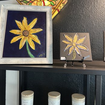 Wind In The Willows Floral Boutique - Sample of local art and candles they have to purchase - Florists Near Me - Dundee, Michigan Wind In The Willows Floral Boutique - Sample of local art and candles they have to purchase - Florists Near Me - Dundee, Michigan