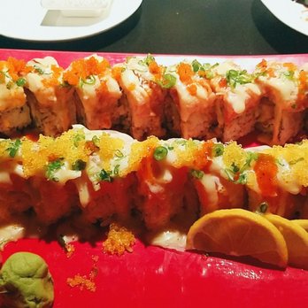 Sushi Kabuki - Top: Snowstorm Roll Bottom: Super Alaskan Roll - Japanese Near Me - Seminole, Florida Sushi Kabuki - Top: Snowstorm Roll Bottom: Super Alaskan Roll - Japanese Near Me - Seminole, Florida