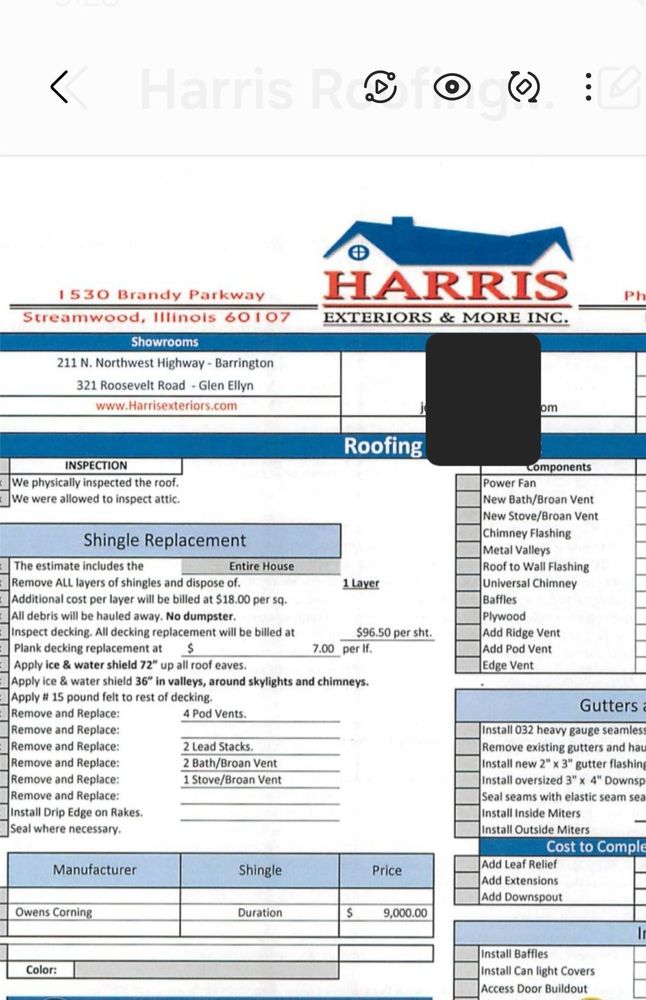HARRIS ROOFING SIDING WINDOWS & DOORS Updated September 2024 211 N