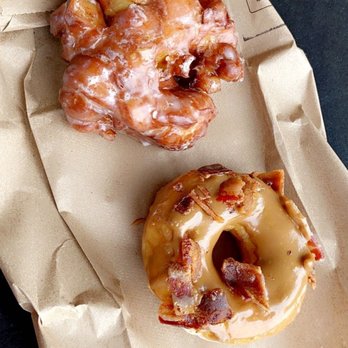 Babe's Doughnut - Apple Fritter and Maple Bacon Donut - Donuts Near Me - Bryan, Texas