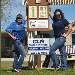 C&M Water Systems - Jenni and Taylor representing another year sponsoring a hole with the Cocopah Ladies Golf League!