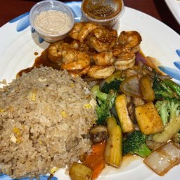 Hibachi Shrimp with fried rice