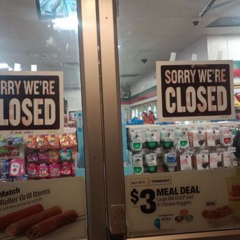 7-Eleven - Open from 5:00 a.m. until open which is whenever the hell they feel like it notice no number mentioned so shop at your own risk - Convenience Stores Near Me - Los Angeles, California 7-Eleven - Open from 5:00 a.m. until open which is whenever the hell they feel like it notice no number mentioned so shop at your own risk - Convenience Stores Near Me - Los Angeles, California