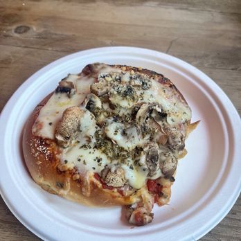 La Placa Family Bakery - Mushroom mini pizza - Gelato Near Me - Ben Lomond, California