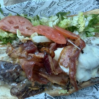 Charleys Cheesesteaks - BACON 3 CHEESESTEAK - Sandwiches Near Me - Victor, New York Charleys Cheesesteaks - BACON 3 CHEESESTEAK - Sandwiches Near Me - Victor, New York