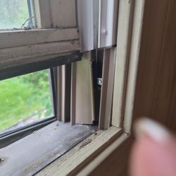 Ground Zero Home Improvement And Lawn Care - This is how he tried to fix a double hung window.