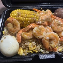 Shrimp Suicide (not pictured: purchased additional egg)