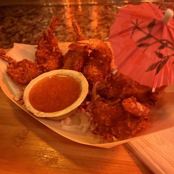 Tail O' the Pup - Coconut shrimp - Burgers Near Me - West Hollywood, California Tail O' the Pup - Coconut shrimp - Burgers Near Me - West Hollywood, California