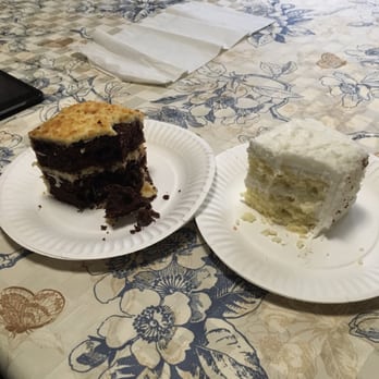 Kona Kitchen - Seattle - Coconut cake on your right, and chocolate cake on your left - Hawaiian Near Me - Seattle, Washington Kona Kitchen - Seattle - Coconut cake on your right, and chocolate cake on your left - Hawaiian Near Me - Seattle, Washington