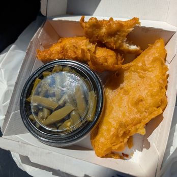 Long John Silver's - Fish with Green Beans and Chicken Planks. - Seafood Near Me - Penn Hills, Pennsylvania