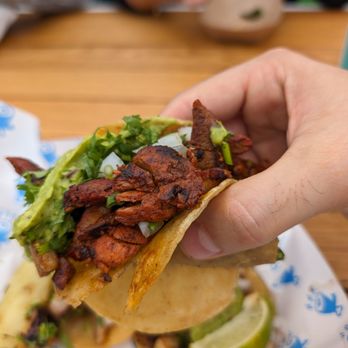 EEEEEATSCON - Tacos Los Cholos - adobado - Food Near Me EEEEEATSCON - Tacos Los Cholos - adobado - Food Near Me