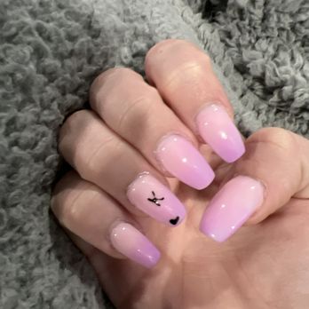 Venus Nails &Spa - This is what I got. It's not even coffin anymore the tiny heart is good tho. - Nail Salons Near Me - Columbus, Indiana Venus Nails &Spa - This is what I got. It's not even coffin anymore the tiny heart is good tho. - Nail Salons Near Me - Columbus, Indiana