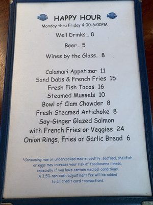 Menu photo 1 Sandbar & Grill Monterey, CA Menu photo 1 Sandbar & Grill Monterey, CA