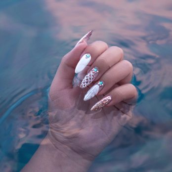 Jasmine Spa Nails - Gel-x mermaid nails by Natalie | Instagram.com/brittiepoo - Nail Salons Near Me - Pasadena, California Jasmine Spa Nails - Gel-x mermaid nails by Natalie | Instagram.com/brittiepoo - Nail Salons Near Me - Pasadena, California
