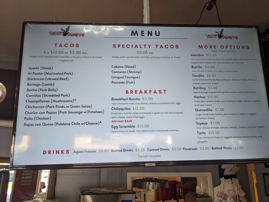 Tacos Pipeye by null