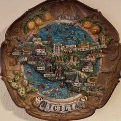 Cibo - Real map of Sicilia...