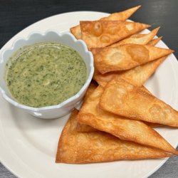 Brazilian Bbq - Spinach  and Crispy tortillas