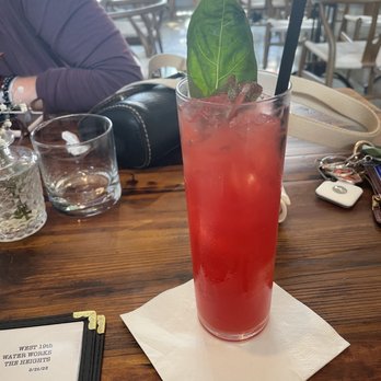 The Ginger Mule - Watermelon basil agua fresca - Vegan Near Me - Houston, Texas The Ginger Mule - Watermelon basil agua fresca - Vegan Near Me - Houston, Texas
