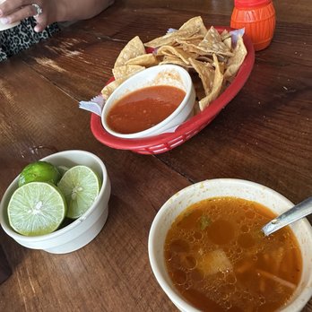 El Jefe Restaurant - Soup, salsa and tortilla chips. All made in house. And free. - Mexican Near Me - Port Isabel, Texas El Jefe Restaurant - Soup, salsa and tortilla chips. All made in house. And free. - Mexican Near Me - Port Isabel, Texas