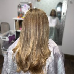 Natty - Root touchup and Blowdry