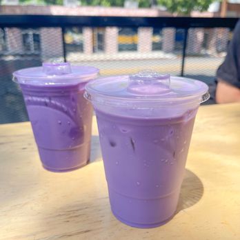 Laveta - Ube Latte (IG @boba._.addict) - Coffee & Tea Near Me - Los Angeles, California Laveta - Ube Latte (IG @boba._.addict) - Coffee & Tea Near Me - Los Angeles, California