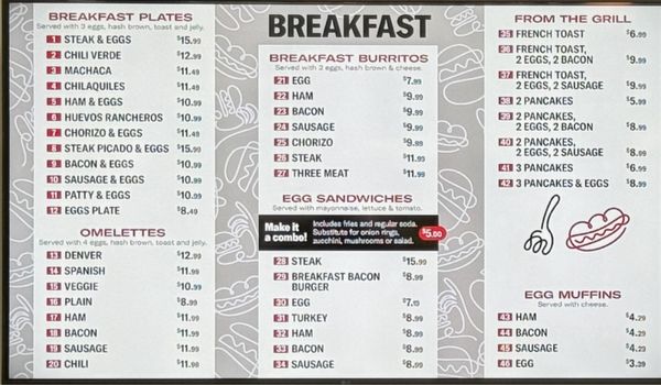 Menu photo 5 Andy's Burgers Chino, CA
