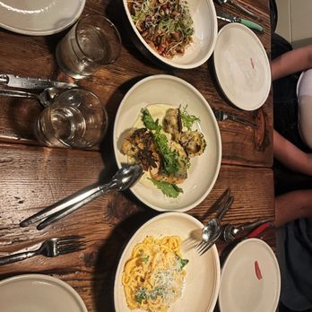 Rich Table - Tonnarelli, Sea Urchin Cacio E Pepe, Idiazabal + chow mein + salmon - New American Near Me - San Francisco, California Rich Table - Tonnarelli, Sea Urchin Cacio E Pepe, Idiazabal + chow mein + salmon - New American Near Me - San Francisco, California