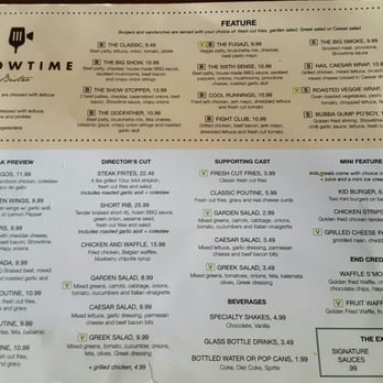 Showtime Bistro - Burgers Near Me - Toronto, Ontario