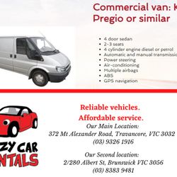 Crazy Car Rentals - Van Rent Essendon Vic