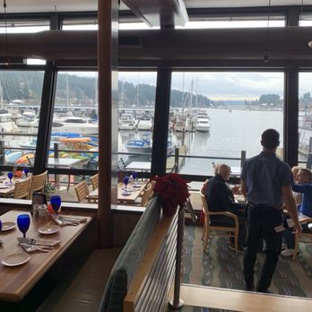 Anthony's Restaurant - Another wonderful view of the water and the handsome waiter - Seafood Near Me - Gig Harbor, Washington Anthony's Restaurant - Another wonderful view of the water and the handsome waiter - Seafood Near Me - Gig Harbor, Washington