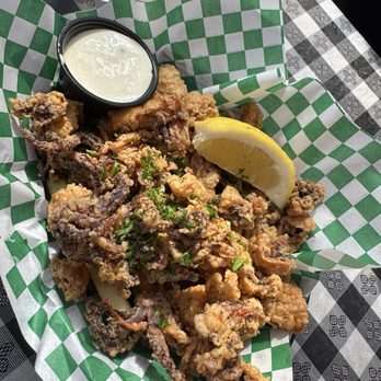 7 Mile House - Calamari w/ fries - Sports Bars Near Me - Brisbane, California 7 Mile House - Calamari w/ fries - Sports Bars Near Me - Brisbane, California
