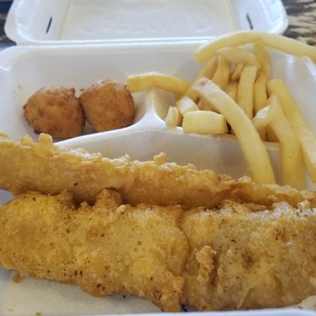 Captain D's - 2 piece fish, fries, hushpuppies and drink for $5.99 lunch special. - Seafood Near Me - Fredericksburg, Virginia