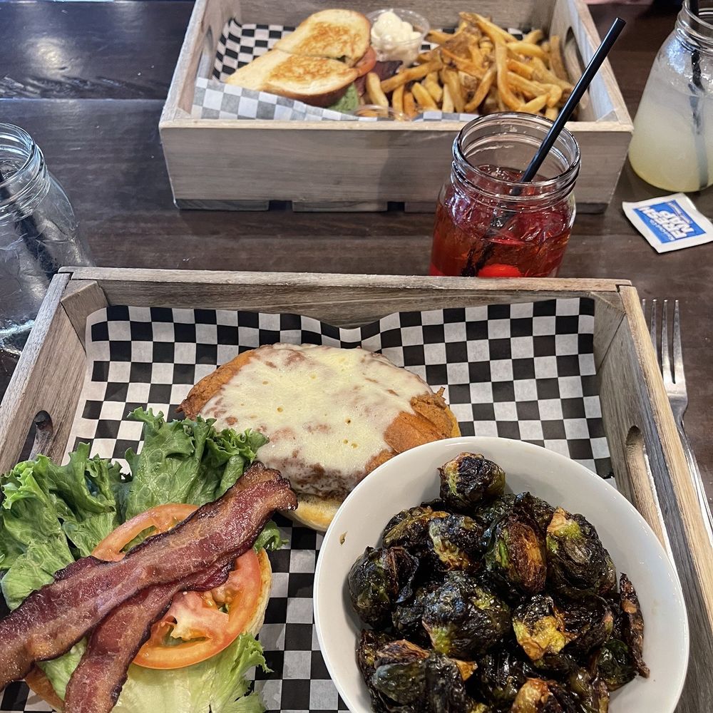 Maggies Farm - Classic Chicken Club Sandwich , Brussel sprouts - Bars Near Me - Middleton, Massachusetts Maggies Farm - Classic Chicken Club Sandwich , Brussel sprouts - Bars Near Me - Middleton, Massachusetts