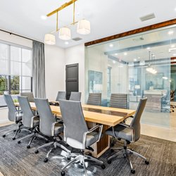 Long & Long Injury Attorneys - Long & Long's conference room and office desks