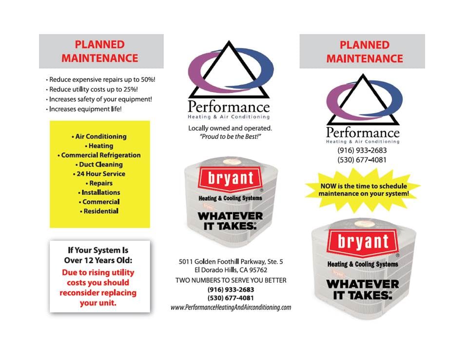 Slide of Performance Heating & Air Conditioning