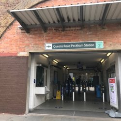 Queens Road Peckham Station - West entrance.