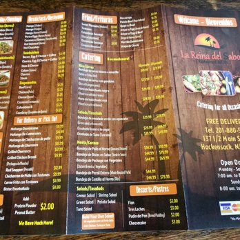La Reina Del Sabor - Other food items they offer including catering - Latin American Near Me - Hackensack, New Jersey