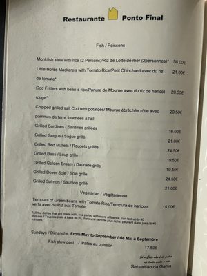 Menu photo 5 Ponto Final Almada, 15