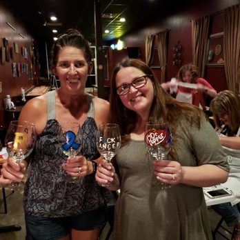 Art By The Glass Studio - Wine glasses painting event - Art Classes Near Me Art By The Glass Studio - Wine glasses painting event - Art Classes Near Me