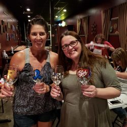 Art By The Glass Studio - Wine glasses painting event