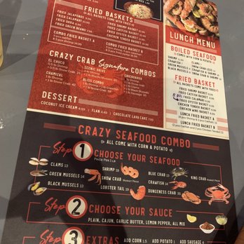 Crazy Crab - Menu - Seafood Near Me - El Paso, Texas Crazy Crab - Menu - Seafood Near Me - El Paso, Texas