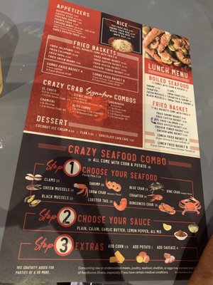 Menu photo 2 Crazy Crab El Paso, TX