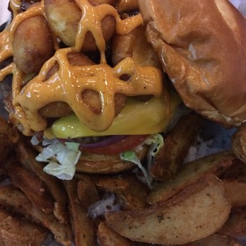 Buffalo Wild Wings - Cheese curd burger?! - Chicken Wings Near Me - Conway, Arkansas
