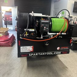 King Rooter and Hydrojet - This machine removes roots and grease in your sewer system
