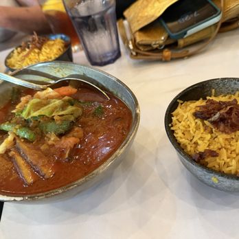 Burma Roots - Vegetable Curry, biryani rice - Burmese Near Me - San Jose, California