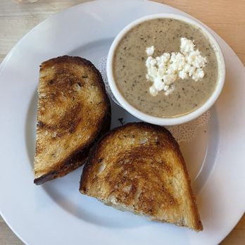 Brick 29 - Grilled cheese & mushroom bisque - New American Near Me - Nampa, Idaho