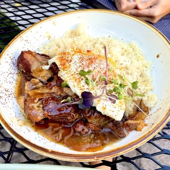The Hideout Kitchen - Pork Silog with Garlic rice. - New American Near Me - Lafayette, California