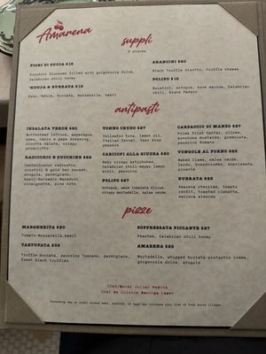Menu photo 3 Amarena New York, NY