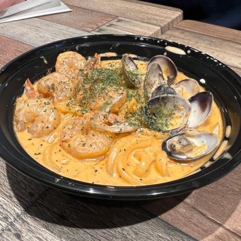 Rabbit Rabbit Tea - Seafood creamy udon - Bubble Tea Near Me - Issaquah, Washington
